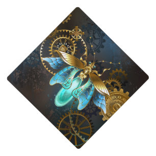 Steampunk Firefly Graduation Cap Topper
