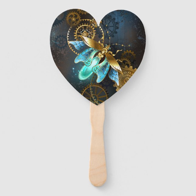 Steampunk Firefly Hand Fan (Front)