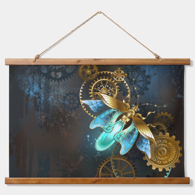 Steampunk Firefly Hanging Tapestry (Front)