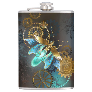 Steampunk Firefly Hip Flask