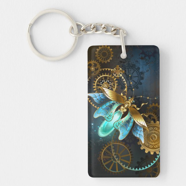 Steampunk Firefly Keychain (Front)