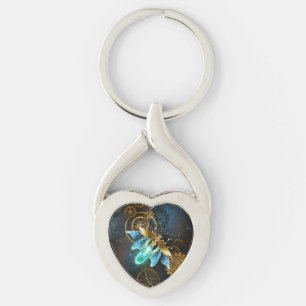 Steampunk Firefly Keychain
