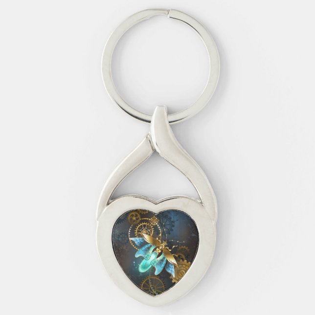 Steampunk Firefly Keychain (Front)