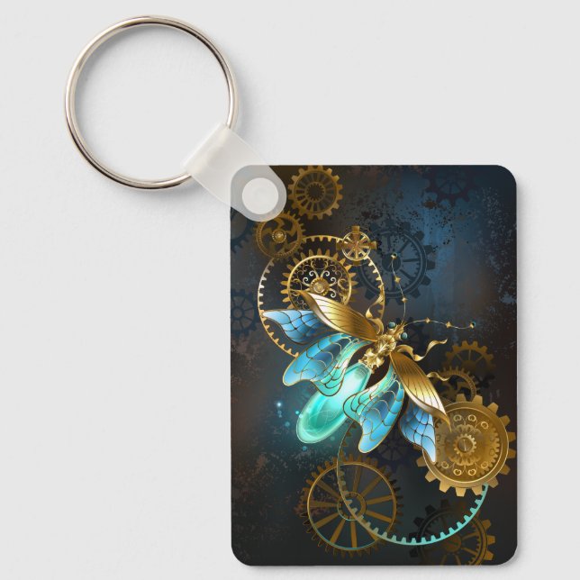 Steampunk Firefly Keychain (Front)