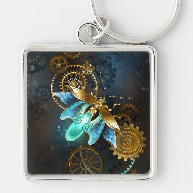 Steampunk Firefly Keychain (Front)