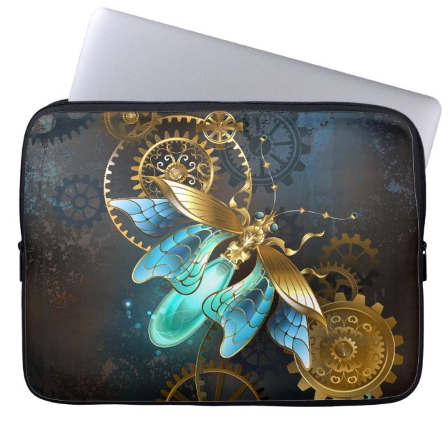 Steampunk Firefly Laptop Sleeve (Front)