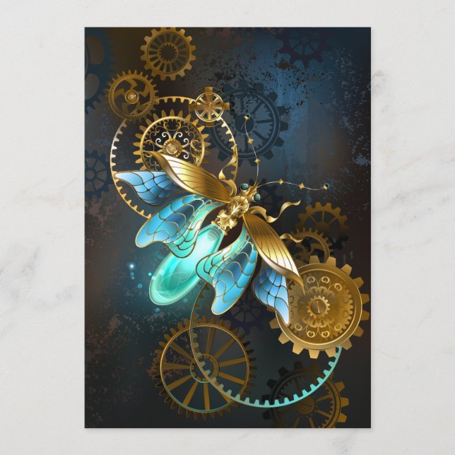 Steampunk Firefly Menu (Front)