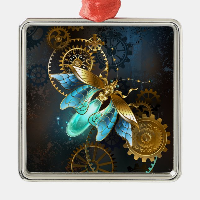 Steampunk Firefly Metal Ornament (Front)