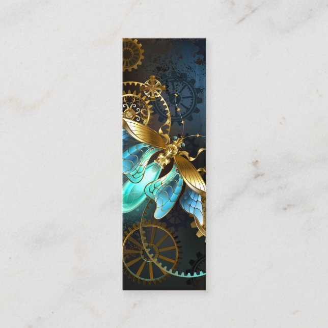 Steampunk Firefly Mini Business Card (Front)