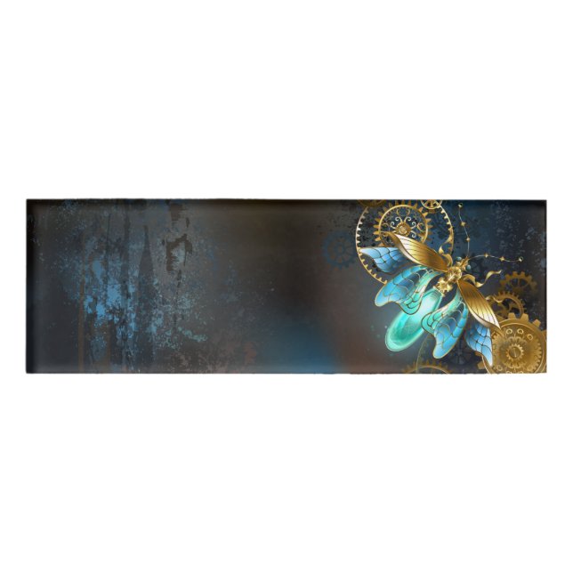 Steampunk Firefly Name Tag (Front)
