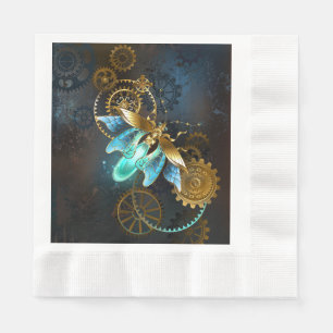 Steampunk Firefly Napkin