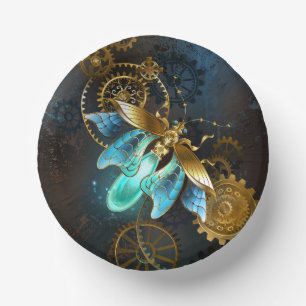 Steampunk Firefly Paper Plate