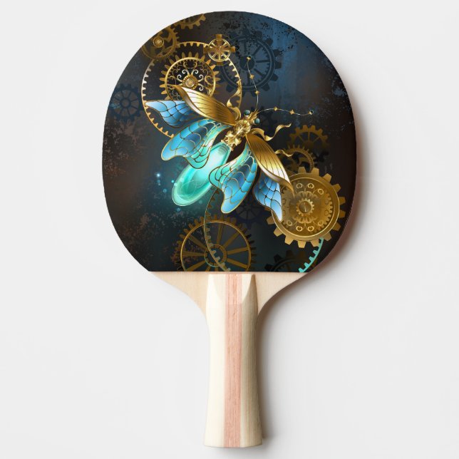 Steampunk Firefly Ping Pong Paddle (Front)