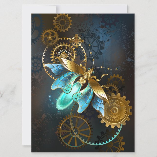 Steampunk Firefly Save The Date (Front)
