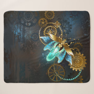 Steampunk Firefly Sherpa Blanket
