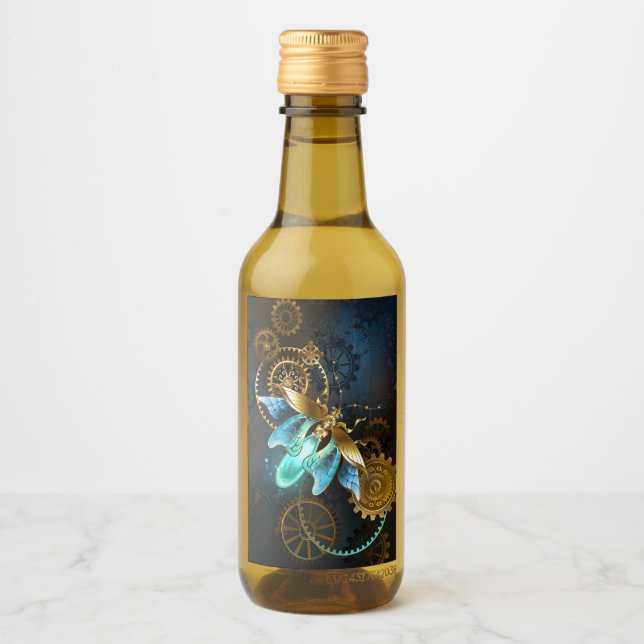 Steampunk Firefly Wine Label (Front)