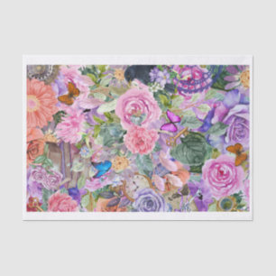  Steampunk Floral Dreams (Page 2 in Series) Tissue Paper