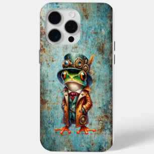 Steampunk Frog iPhone 15 Pro Max Case