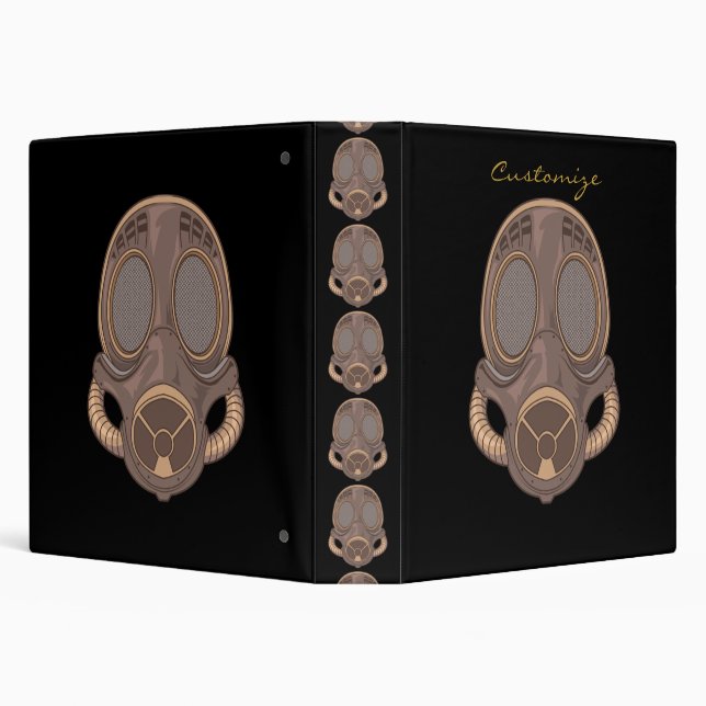 Steampunk Gas Mask Thunder_Cove Binder (Background)