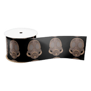 Steampunk Gas Mask Thunder_Cove Satin Ribbon