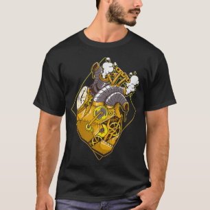 Steampunk Gear Clockwork Heart T-Shirt