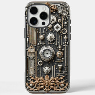 Steampunk Gear Guard for iPhone 16 Pro Max Case