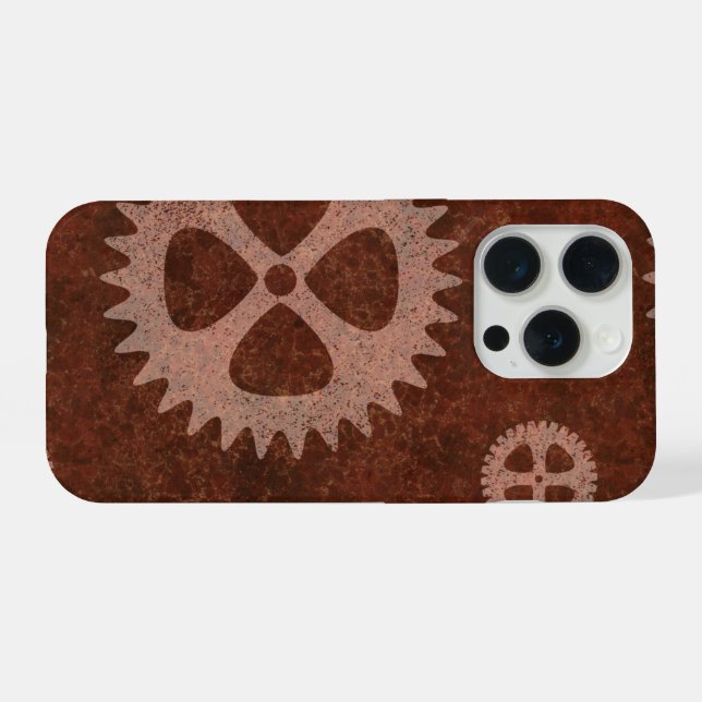 Steampunk Gear iPhone Case (Back Horizontal)