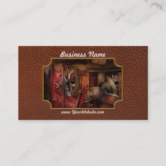 Steampunk - Gear - It used to work Business Card (Front)
