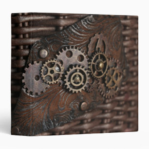 Steampunk Gears Binder