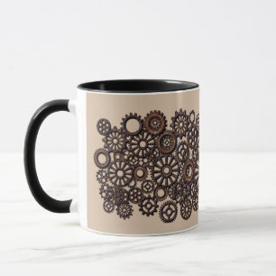STEAMPUNK GEARS COFFEE MUG