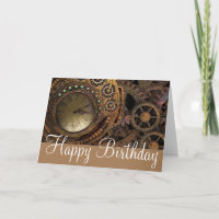 Steampunk Gears & Cogs Birthday