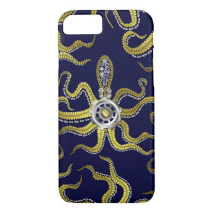 Steampunk Gears Octopus Kraken iPhone 8/7 Case