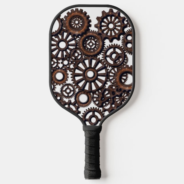 STEAMPUNK GEARS PICKLEBALL PADDLES (Front)