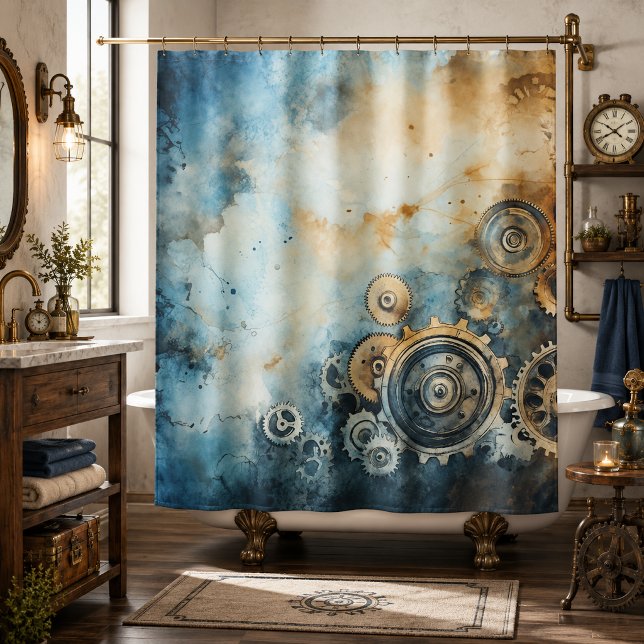 Steampunk Gears Watercolor - Clock Work (Creator Uploaded)