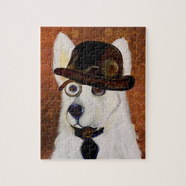 Steampunk German Shepherd  Jigsaw Puzzle (Vertical)