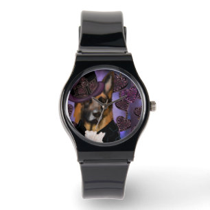 Steampunk German Shepherd Watch