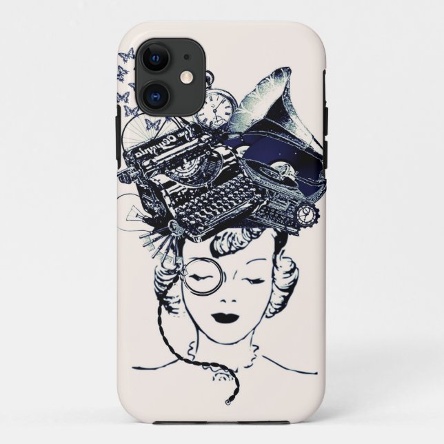 Steampunk Girl Case-Mate iPhone Case (Back)