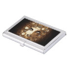 Steampunk Girl Portrait  Business Card Holder