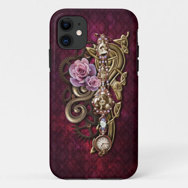 Steampunk Girly iPhone 5 Coque (Dos)