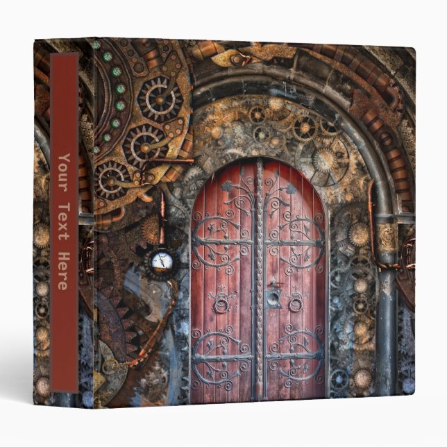 Steampunk Gothic Door Binder (Front/Spine)