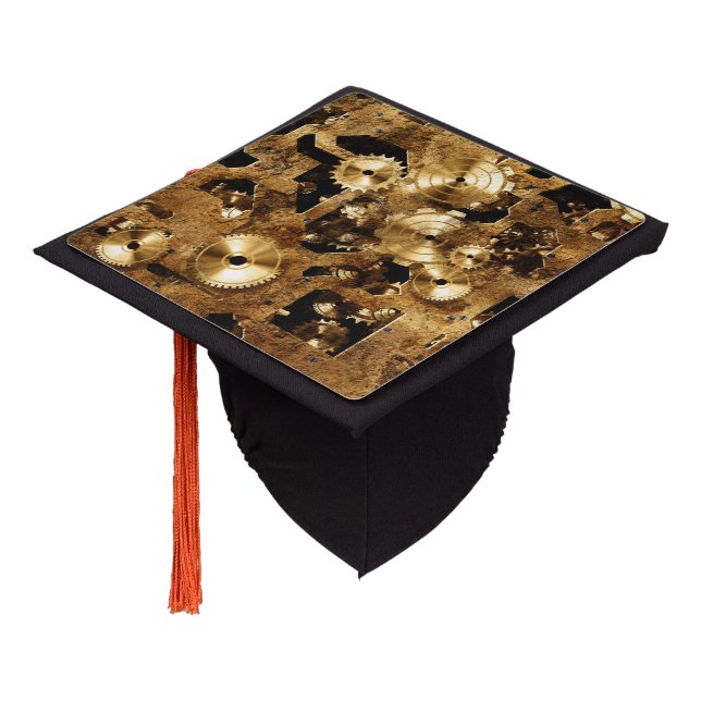 Steampunk Graduation Cap Topper (Angled)