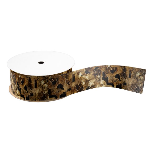 Steampunk Grosgrain Ribbon (Spool)