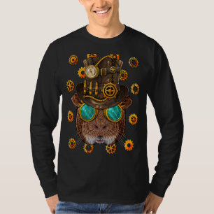 Steampunk Guinea Pig Medieval Victorian Steam Powe T-Shirt