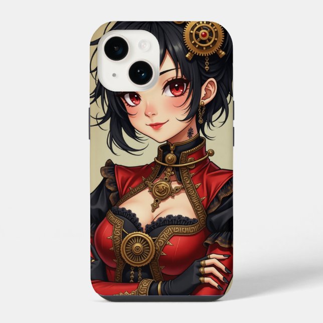 Steampunk Harlequin iPhone Case (Back)
