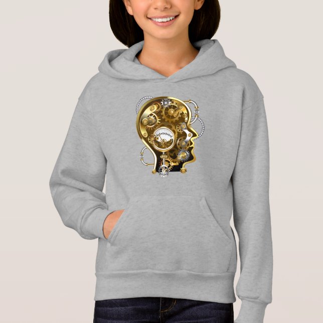 Steampunk head with manometer (Front)