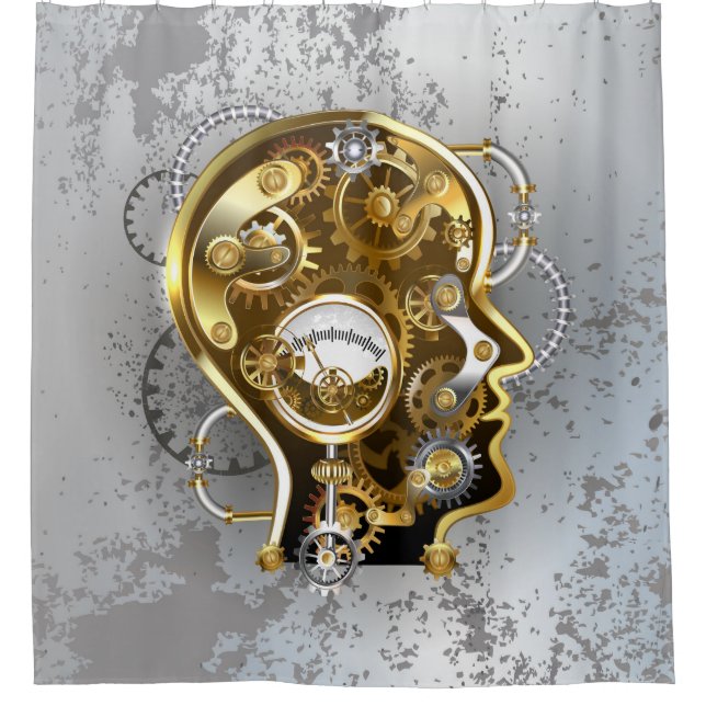 Steampunk head with manometer (Front)