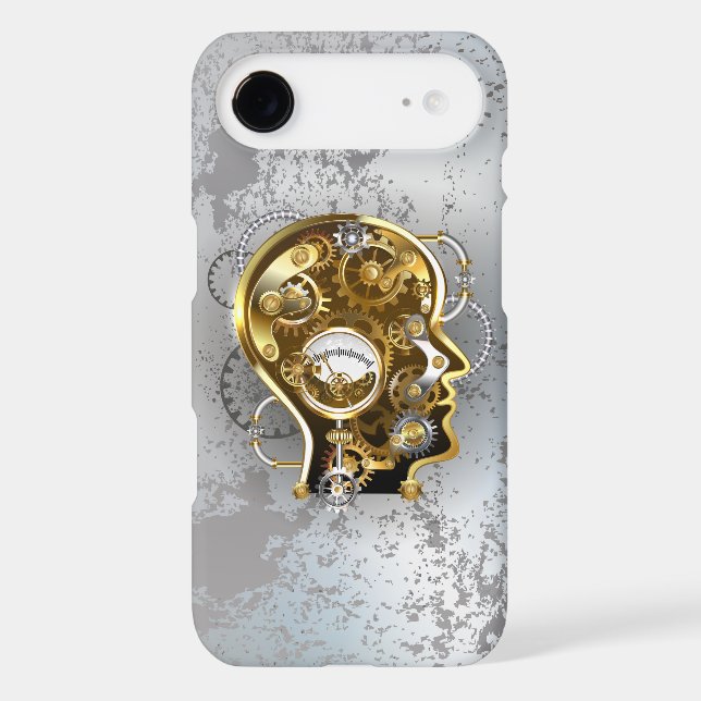 Steampunk Head with Manometer Case-Mate iPhone Case (Back)