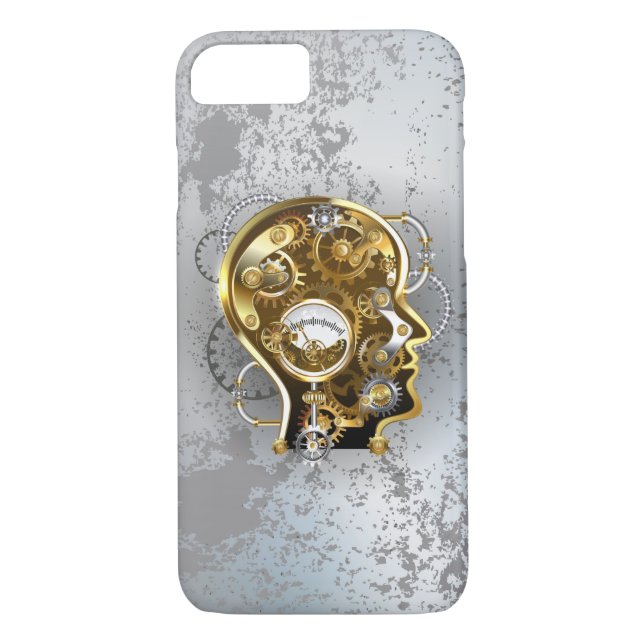 Steampunk Head with Manometer Case-Mate iPhone Case (Back)