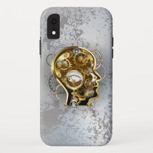 Steampunk head with manometer iPhone XR case