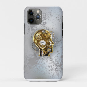 Steampunk head with manometer iPhone 11 pro case